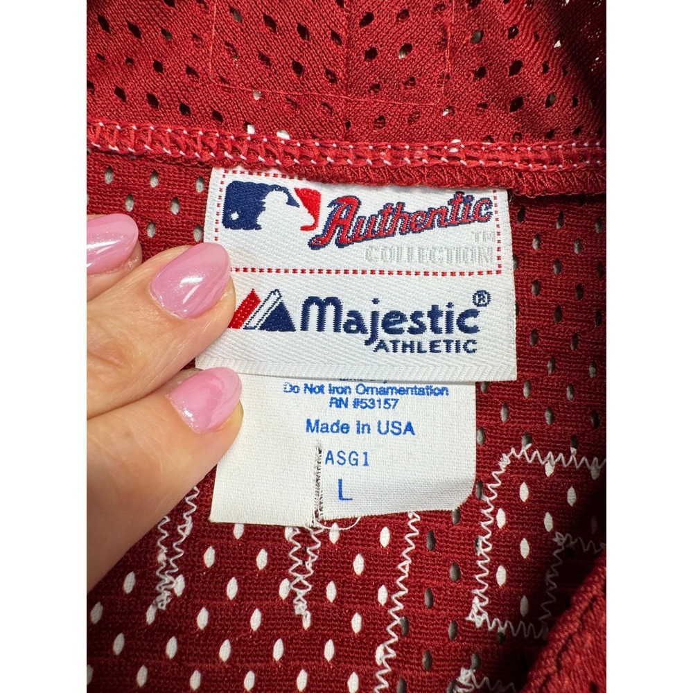 Vintage 2001 Jeff Bagwell #5 MLB All-Star Game Authentic Kids Jersey NL XL - Picture 7 of 13